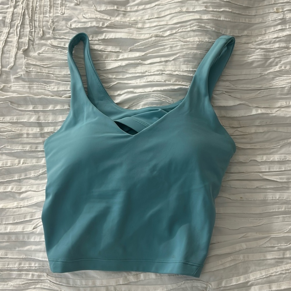 Lulu Align Tank Blue